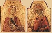 Simone Martini St Catherine and St Lucy Sweden oil painting artist